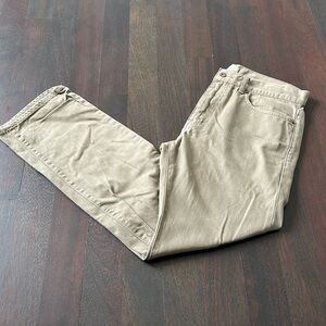 Men’s J. Crew khaki denim